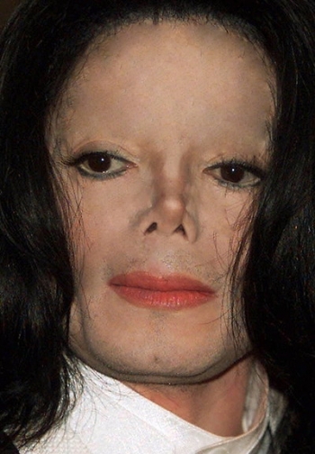 Michael Jackson without eyebrows